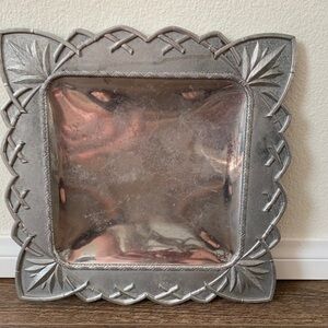 Lenox  Decorative Silver color Square Tray